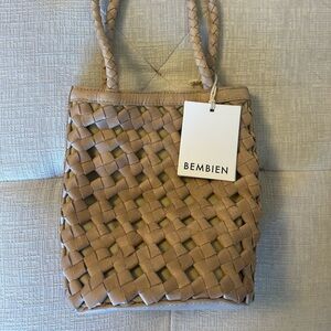 Bembien Bonita Bag Purse Oversized Knot Caramel NWT